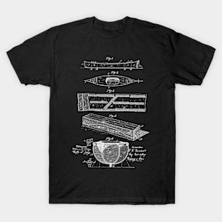 boat and method of constructing the same Vintage Patent Hand Drawing T-Shirt